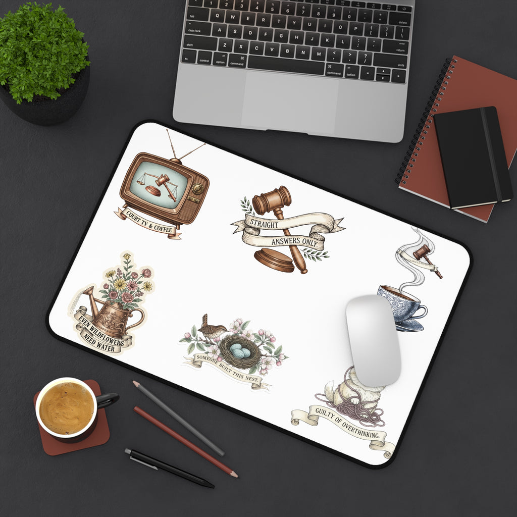 The Whole Docket Desk Mat