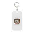Court TV & Coffee Keychain Charm, Double-Sided