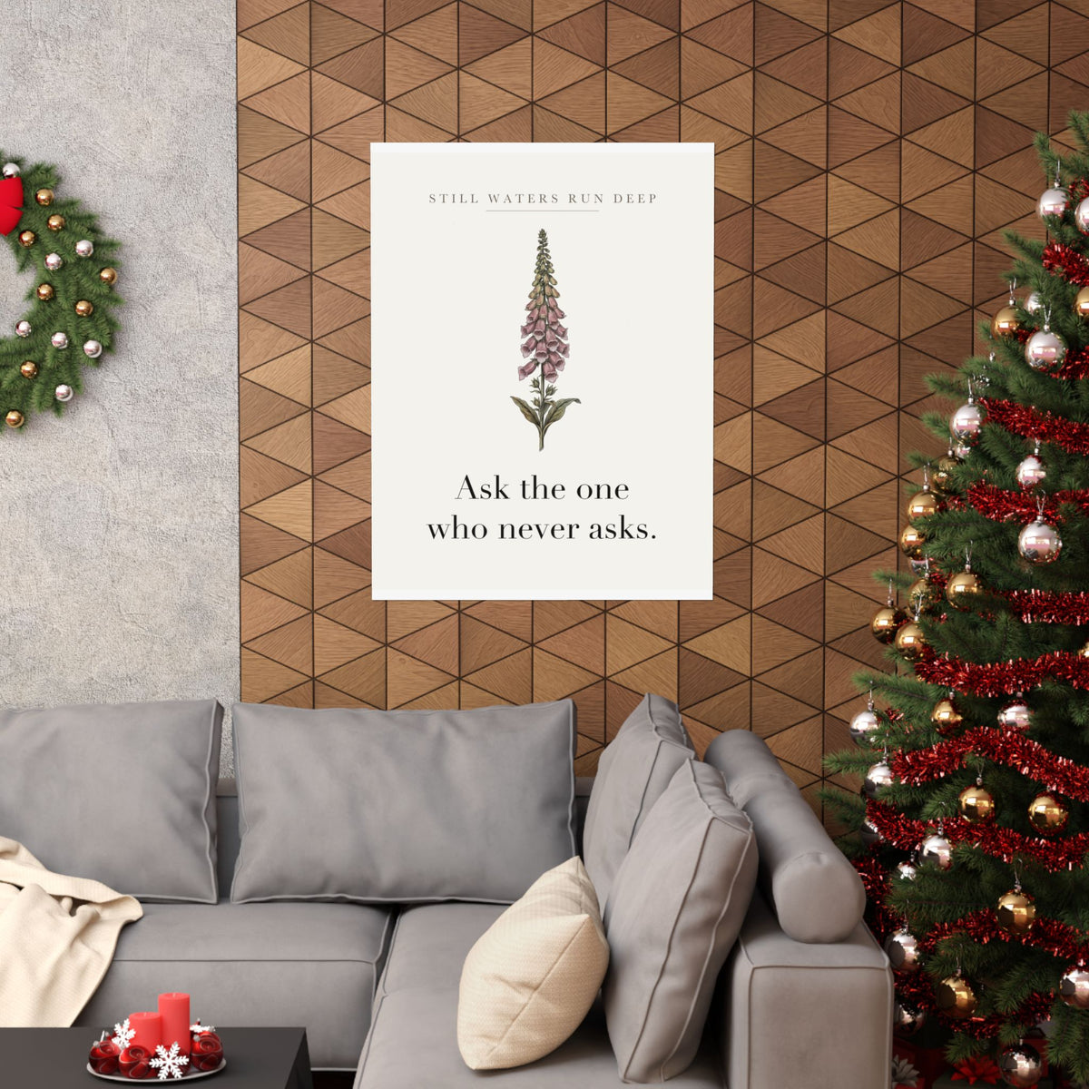 Ask The One Who Never Asks Matte Art Print, 9x11 to 24x36 in