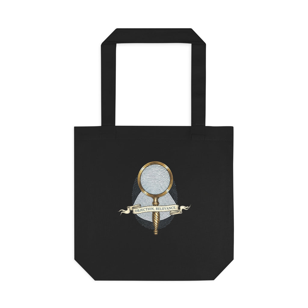 Objection, Relevance Cotton Tote Bag, 15x16 in