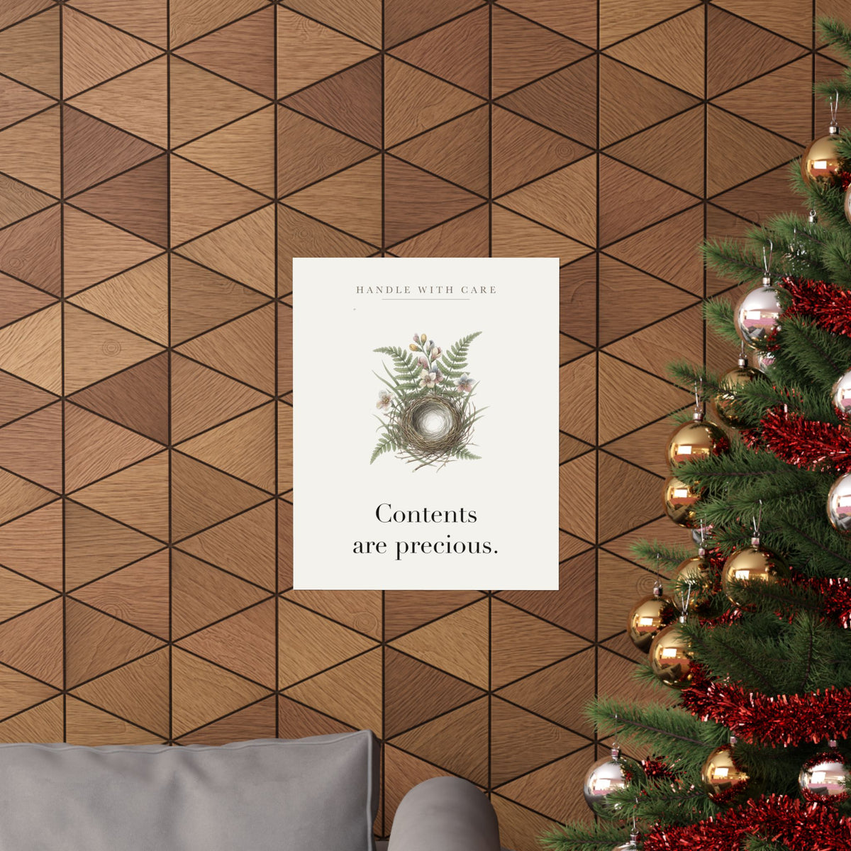 Contents are precious Matte Art Print, 9x11 to 24x36 in