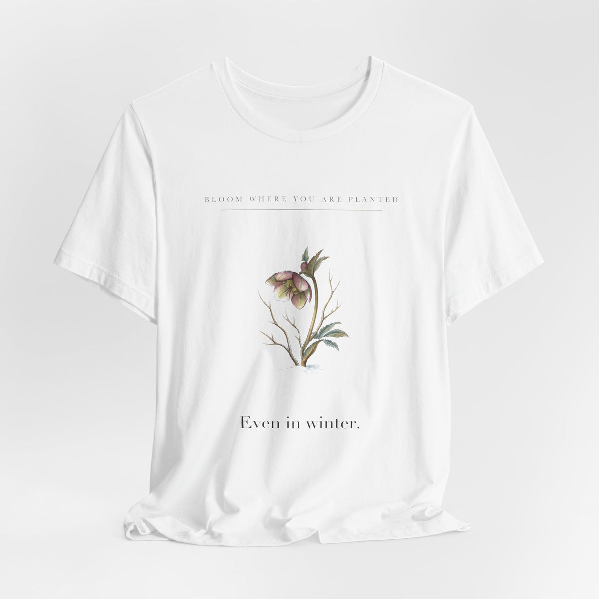Even In Winter Cotton T-Shirt, Unisex XS-3XL