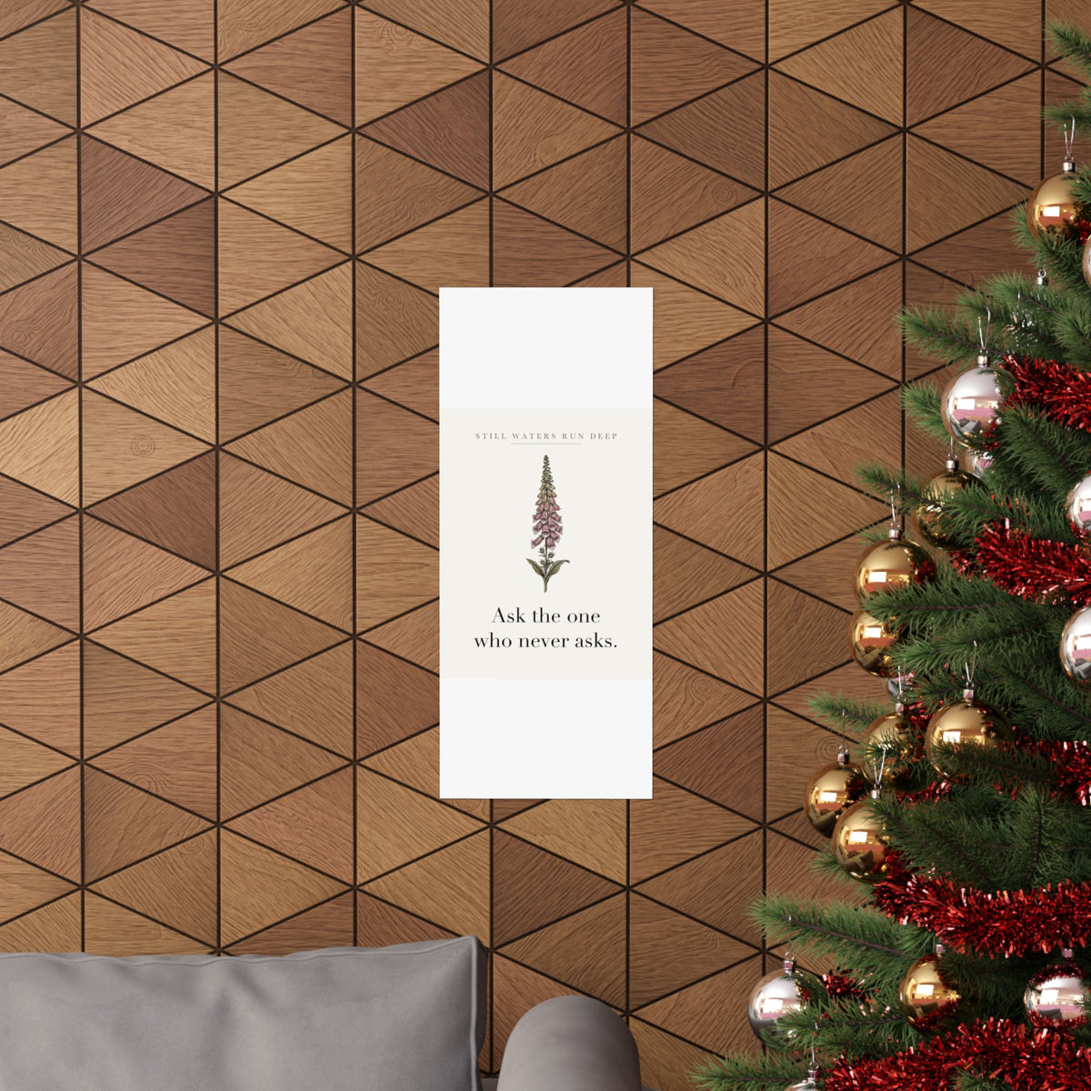 Ask The One Who Never Asks Matte Art Print, 9x11 to 24x36 in