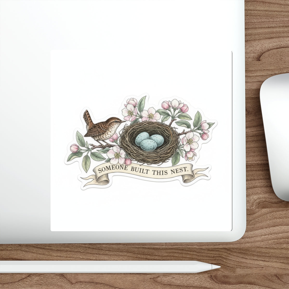 Someone Built This Nest Die-Cut Sticker, Vinyl