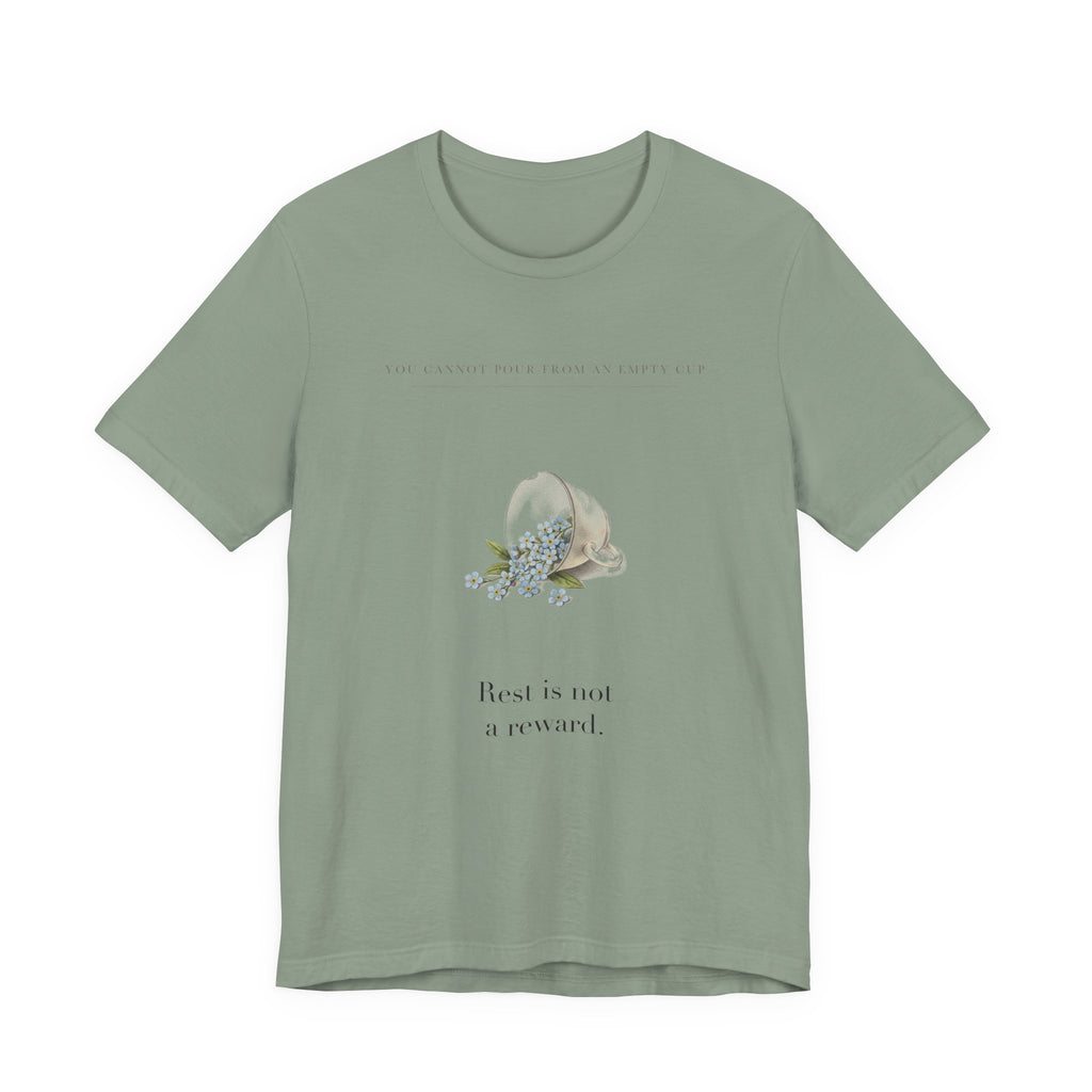 Rest Is Not A Reward Cotton T-Shirt, Unisex XS-3XL
