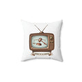 Court TV & Coffee Throw Pillow, Square