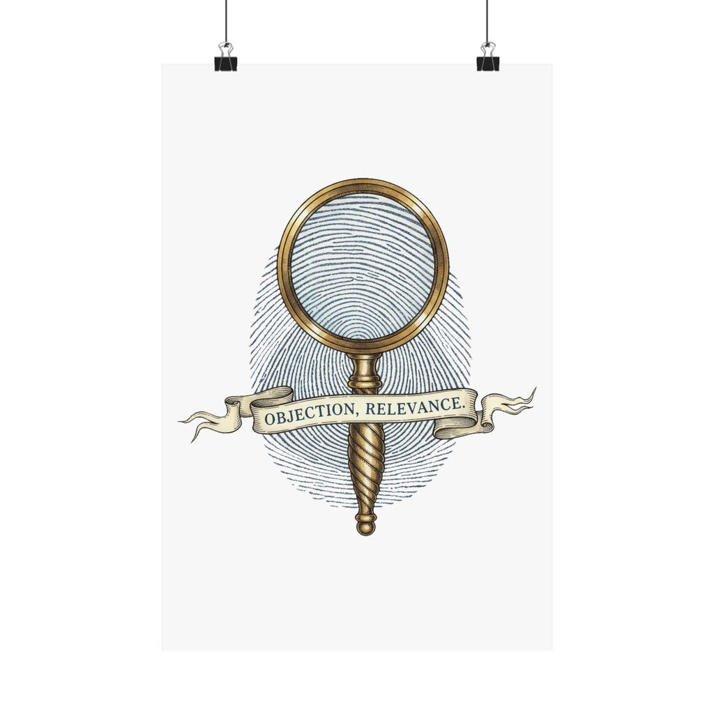 Objection, Relevance Matte Art Print, 9x11 to 24x36 in