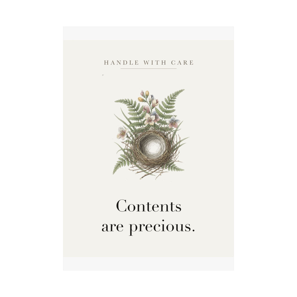 Contents are precious Matte Art Print, 9x11 to 24x36 in