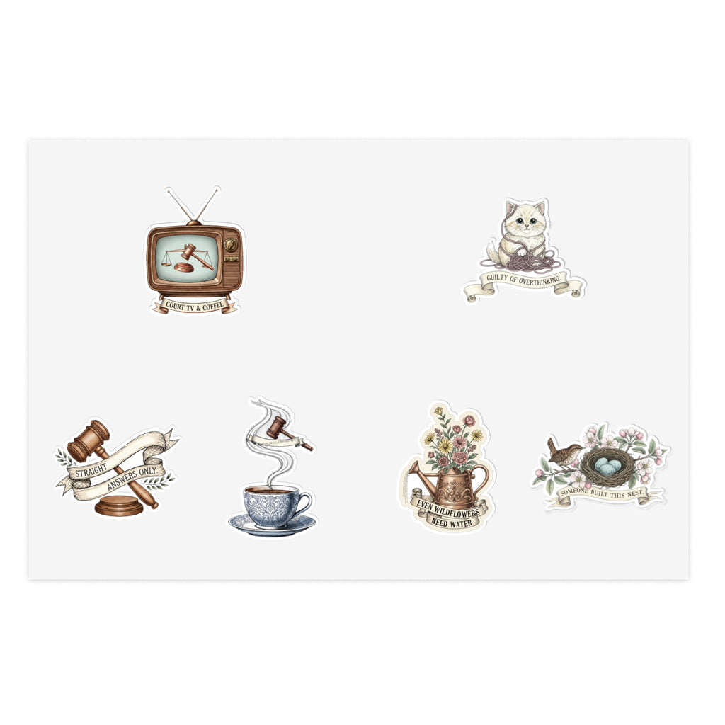 The Whole Docket Sticker Sheet